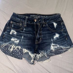 American eagle jean shorts